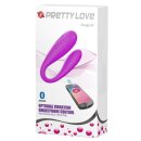 Pretty Love Clitoris Stimulator August purple