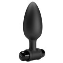 Pretty Love anal plug vibrating black 3,8 cm