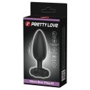 Pretty Love anal plug vibrating black 3,8 cm