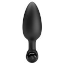 Pretty Love anal plug vibrating black 3,8 cm