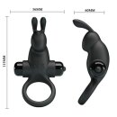 Pretty Love Cockring Rabbit Schwarz