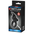 Pretty Love Vibro Cockring Rabbit Schwarz