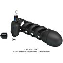 Pretty Love vibrating penis sheath black