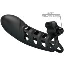 Pretty Love vibrating penis sheath black