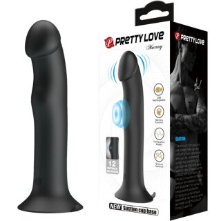 Pretty Love Murray Vibro Suction cup dildo black