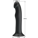 Pretty Love Murray Vibro Suction cup dildo black