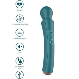 XOCOON massage stick curved petrol