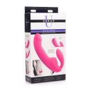 XR Brands Royal Rider Vibro Strap-On Dildo pink