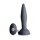XR Brands Turbo Ass Spinner Silicone Anal Plug with Vibration and Remote Control black