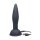 XR Brands Turbo Ass Spinner Silicone Anal Plug with Vibration and Remote Control black