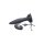 XR Brands Turbo Ass Spinner Silicone Anal Plug with Vibration and Remote Control black