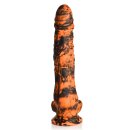 XR Brands Säbelzahntiger Dildo orange schwarz