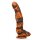 XR Brands Säbelzahntiger Dildo orange schwarz