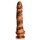 XR Brands Säbelzahntiger Dildo orange schwarz
