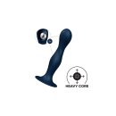 Satisfyer Double Ball-R - weighted dildo dark blue
