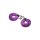 XR Brands faux fur handcuffs purple