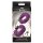 XR Brands faux fur handcuffs purple