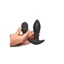 Thunder Plugs Rim Slide Sliding Ring Silicone Butt Plug Black