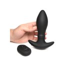 Thunder Plugs Rim Slide Sliding Ring Silicone Butt Plug Black