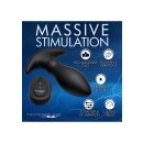 Thunder Plugs Rim Slide Sliding Ring Silicone Butt Plug Black