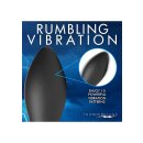 Thunder Plugs Rim Slide Sliding Ring Silicone Butt Plug Black