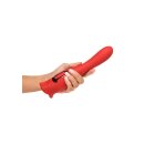 XR Brands Kiss and Tell Pro kiss vibrator red