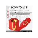 XR Brands Kiss and Tell Pro kiss vibrator red