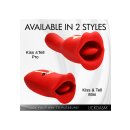 XR Brands Kiss and Tell Pro kiss vibrator red