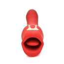 XR Brands Kiss and Tell Pro kiss vibrator red