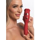 XR Brands Kiss and Tell Pro kiss vibrator red
