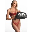 XR Brands Tasche mit Handschellen Griffe schwarz