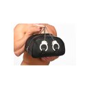 XR Brands Tasche mit Handschellen Griffe schwarz