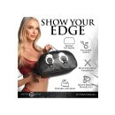 XR Brands Tasche mit Handschellen Griffe schwarz