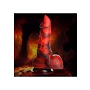 XR Brands Devil Demon Dildo red