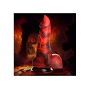 XR Brands Devil Demon Dildo red