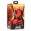 XR Brands Teufel-Dämon Dildo rot