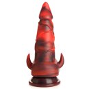 XR Brands Devil Demon Dildo red