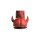 XR Brands Devil Demon Dildo red