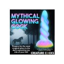 XR Brands Moon Rider Einhorn Dildo leuchtet im dunklen bunt