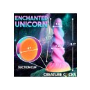 XR Brands Moon Rider Einhorn Dildo leuchtet im dunklen bunt
