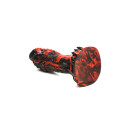 XR Brands Sensenmann Dildo schwarz, rot