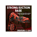 XR Brands Sensenmann Dildo schwarz, rot