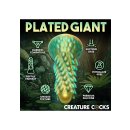 XR Brands Stegosaurus Cactus Reptile Silicone Dildo green