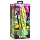 XR Brands Stegosaurus Cactus Reptile Silicone Dildo green