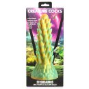 XR Brands Stegosaurus Cactus Reptile Silicone Dildo green