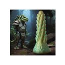 XR Brands Stegosaurus Cactus Reptile Silicone Dildo green