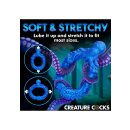 XR Brands Poseidons Octo Penisring aus Silikon blau