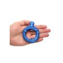 XR Brands Poseidons Octo Penisring aus Silikon blau