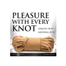 XR Brands Premium braided jute rope 30 cm brown