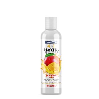 4 in 1 Lubricant with Mango Flavor - 1 fl oz / 30 ml